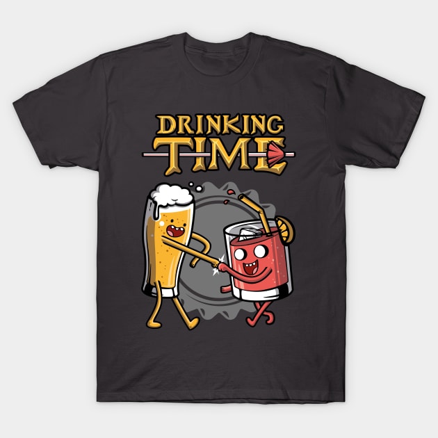 Drinking Time T-Shirt by Olipop